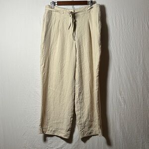 Some Men's Cream Linen Pants